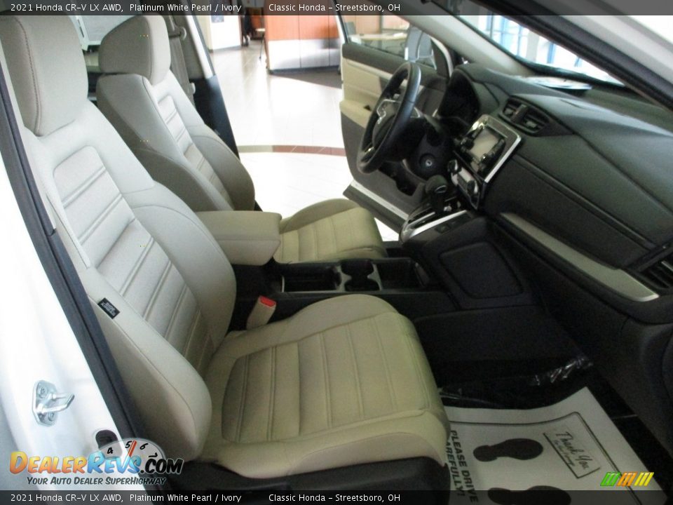 2021 Honda CR-V LX AWD Platinum White Pearl / Ivory Photo #16