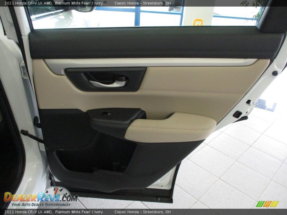 2021 Honda CR-V LX AWD Platinum White Pearl / Ivory Photo #17
