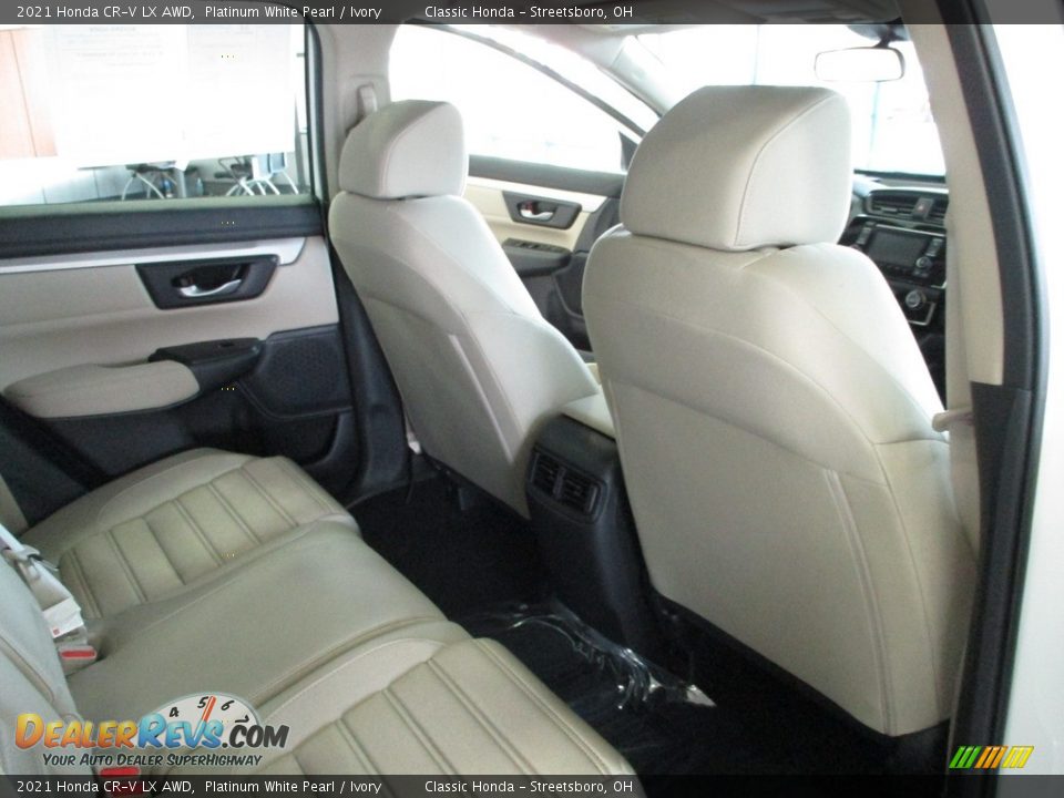 2021 Honda CR-V LX AWD Platinum White Pearl / Ivory Photo #18