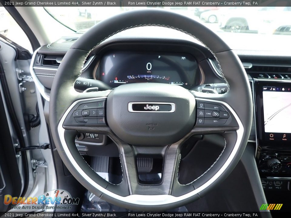 2021 Jeep Grand Cherokee L Limited 4x4 Silver Zynith / Black Photo #17