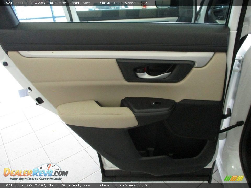 2021 Honda CR-V LX AWD Platinum White Pearl / Ivory Photo #22