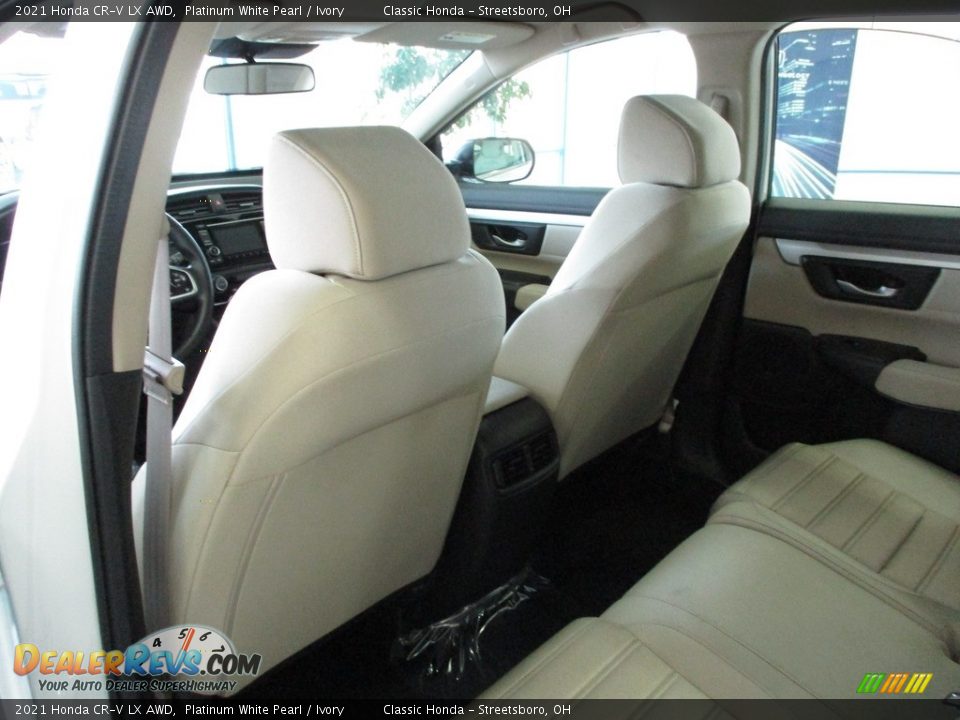 2021 Honda CR-V LX AWD Platinum White Pearl / Ivory Photo #23