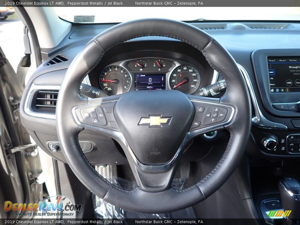 2019 Chevrolet Equinox LT AWD Pepperdust Metallic / Jet Black Photo #22