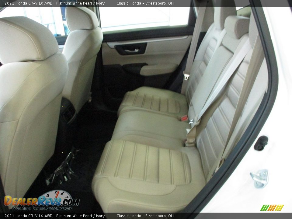 2021 Honda CR-V LX AWD Platinum White Pearl / Ivory Photo #24