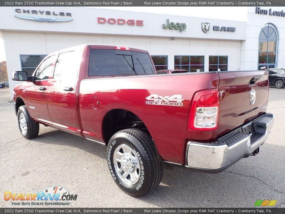 2022 Ram 2500 Tradesman Crew Cab 4x4 Delmonico Red Pearl / Black Photo #7