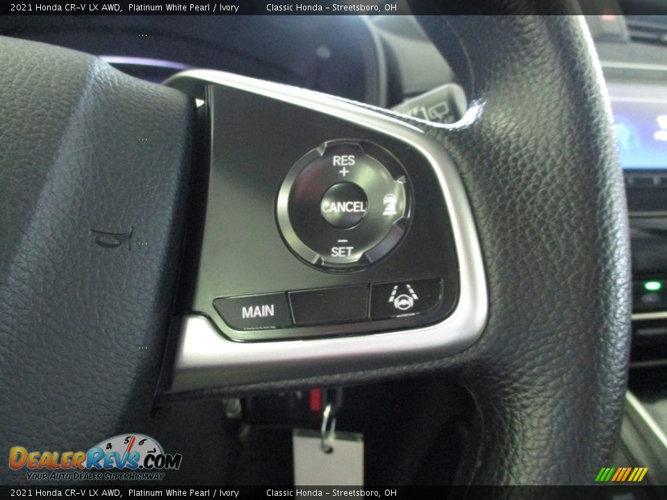 2021 Honda CR-V LX AWD Platinum White Pearl / Ivory Photo #31