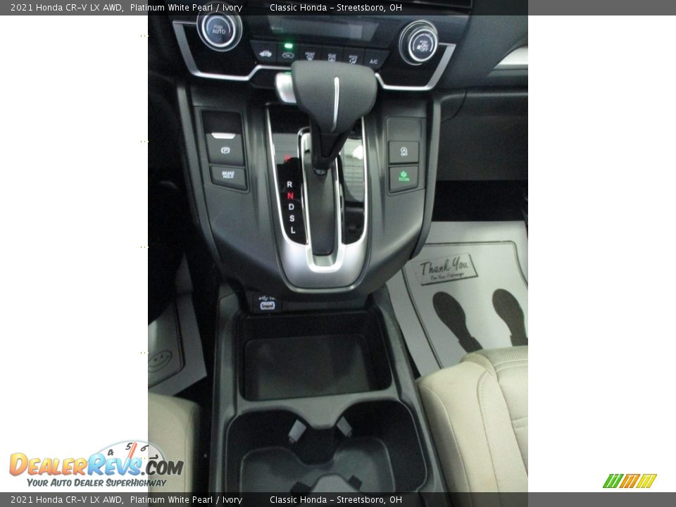 2021 Honda CR-V LX AWD Platinum White Pearl / Ivory Photo #33