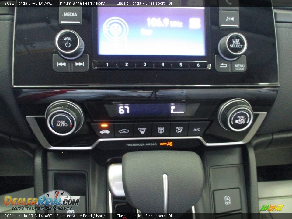 2021 Honda CR-V LX AWD Platinum White Pearl / Ivory Photo #34