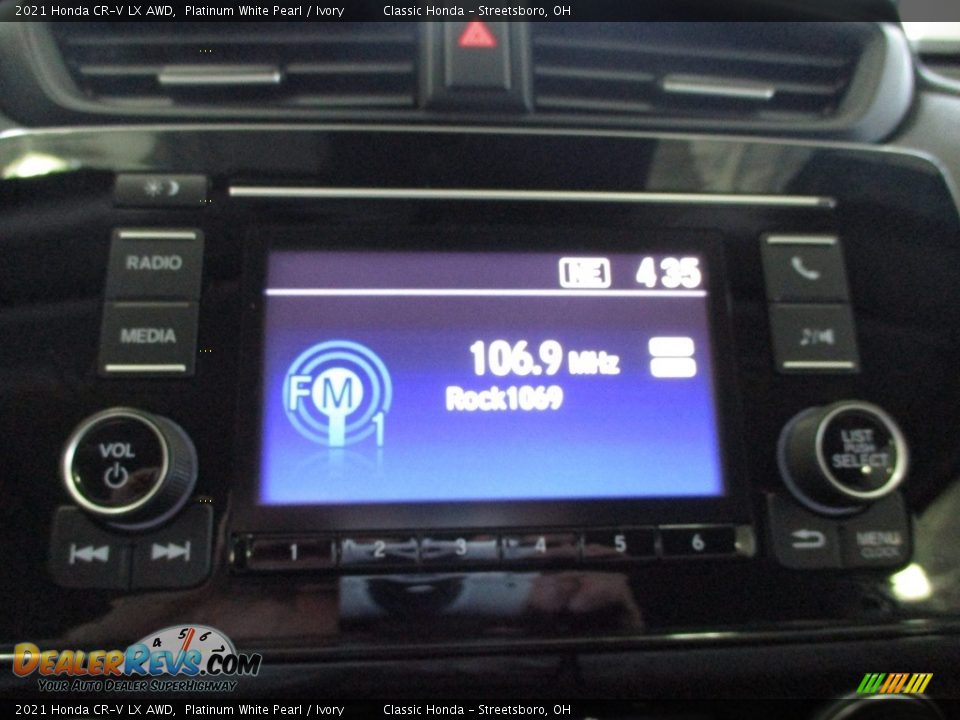 2021 Honda CR-V LX AWD Platinum White Pearl / Ivory Photo #35