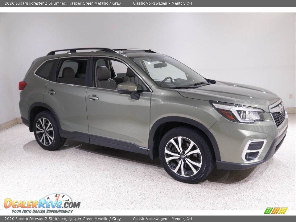 2020 Subaru Forester 2.5i Limited Jasper Green Metallic / Gray Photo #1