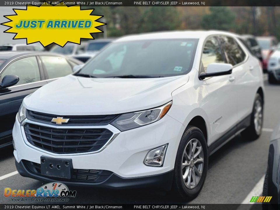 2019 Chevrolet Equinox LT AWD Summit White / Jet Black/Cinnamon Photo #1