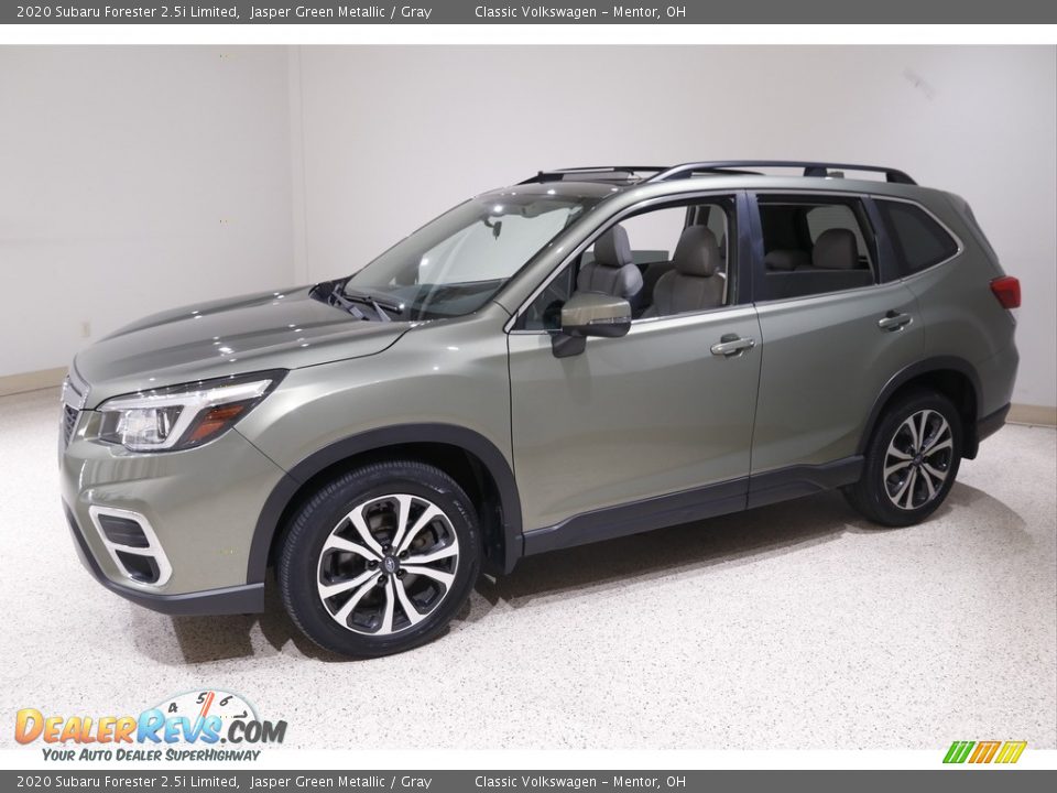 2020 Subaru Forester 2.5i Limited Jasper Green Metallic / Gray Photo #3