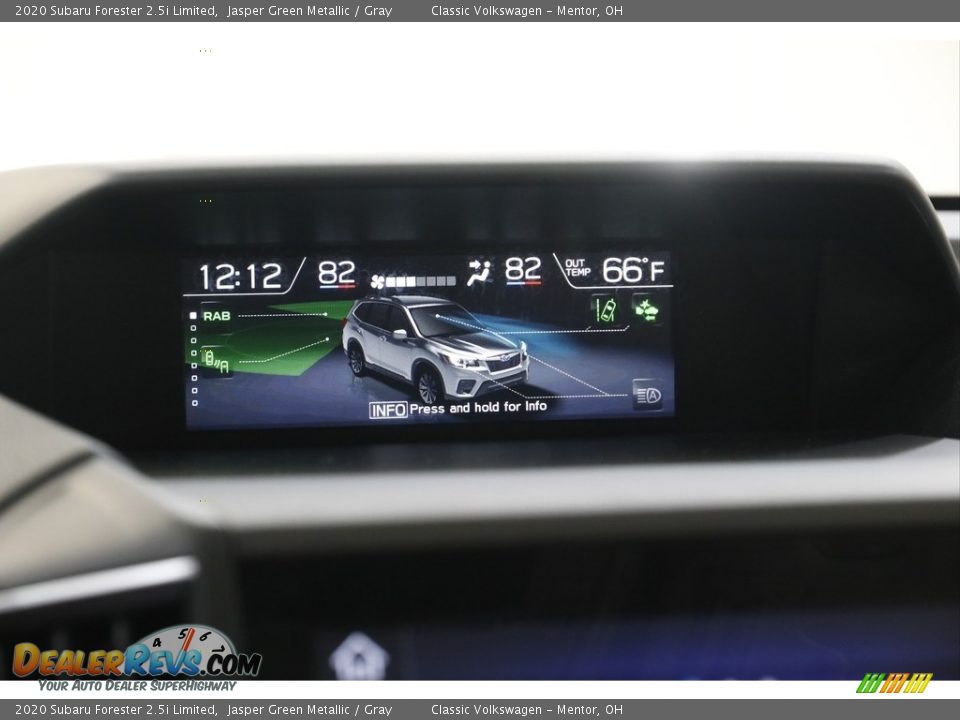 2020 Subaru Forester 2.5i Limited Jasper Green Metallic / Gray Photo #9