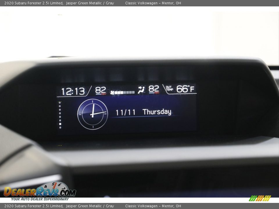 2020 Subaru Forester 2.5i Limited Jasper Green Metallic / Gray Photo #15