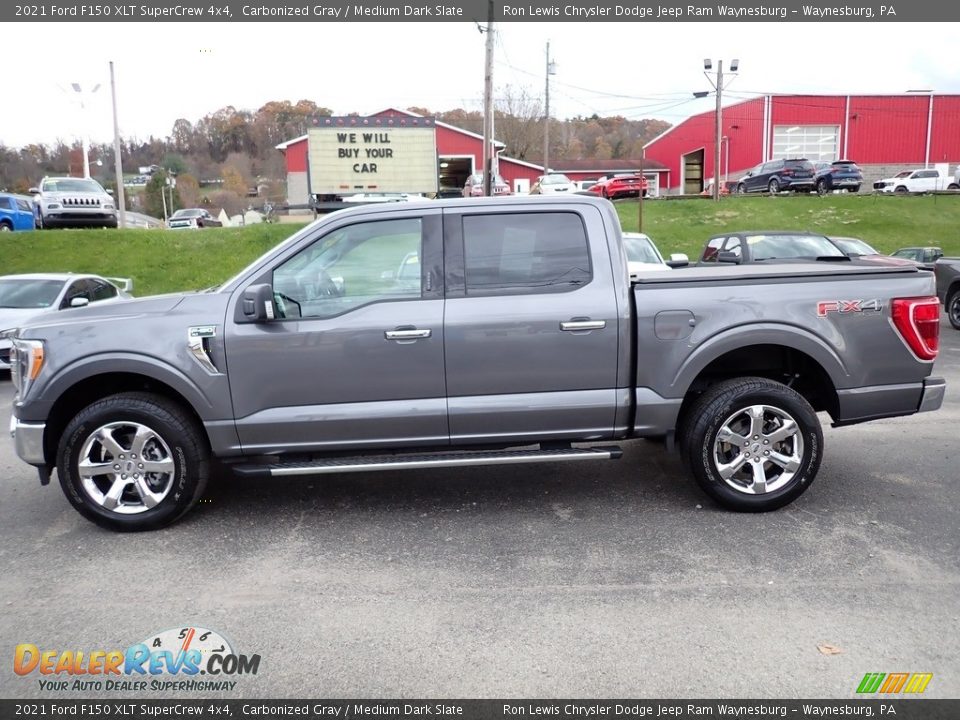 2021 Ford F150 XLT SuperCrew 4x4 Carbonized Gray / Medium Dark Slate Photo #2