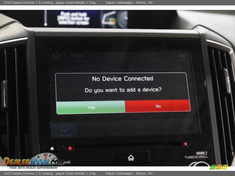 2020 Subaru Forester 2.5i Limited Jasper Green Metallic / Gray Photo #18