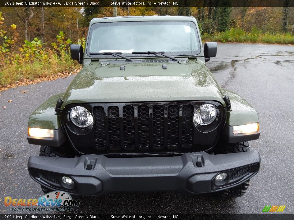 2021 Jeep Gladiator Willys 4x4 Sarge Green / Black Photo #3