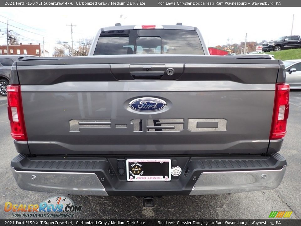 2021 Ford F150 XLT SuperCrew 4x4 Carbonized Gray / Medium Dark Slate Photo #4