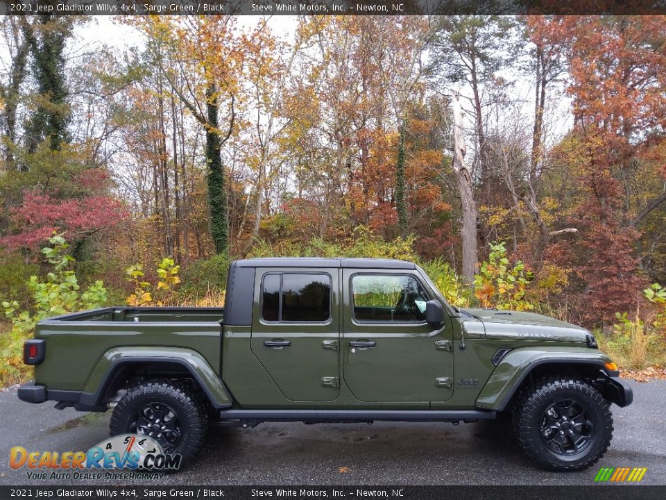 Sarge Green 2021 Jeep Gladiator Willys 4x4 Photo #5