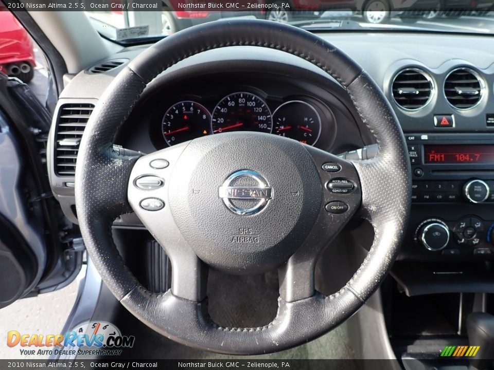 2010 Nissan Altima 2.5 S Ocean Gray / Charcoal Photo #21