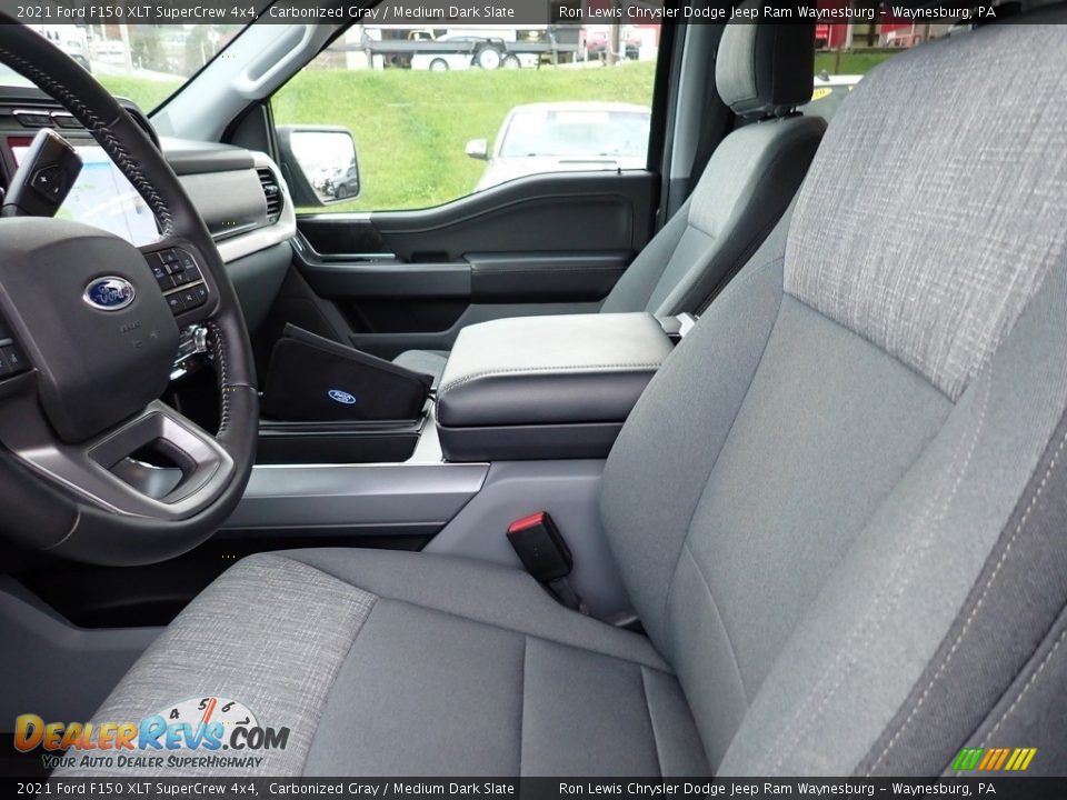 2021 Ford F150 XLT SuperCrew 4x4 Carbonized Gray / Medium Dark Slate Photo #11