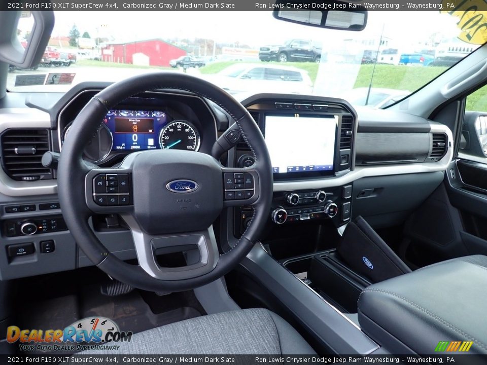 2021 Ford F150 XLT SuperCrew 4x4 Carbonized Gray / Medium Dark Slate Photo #13
