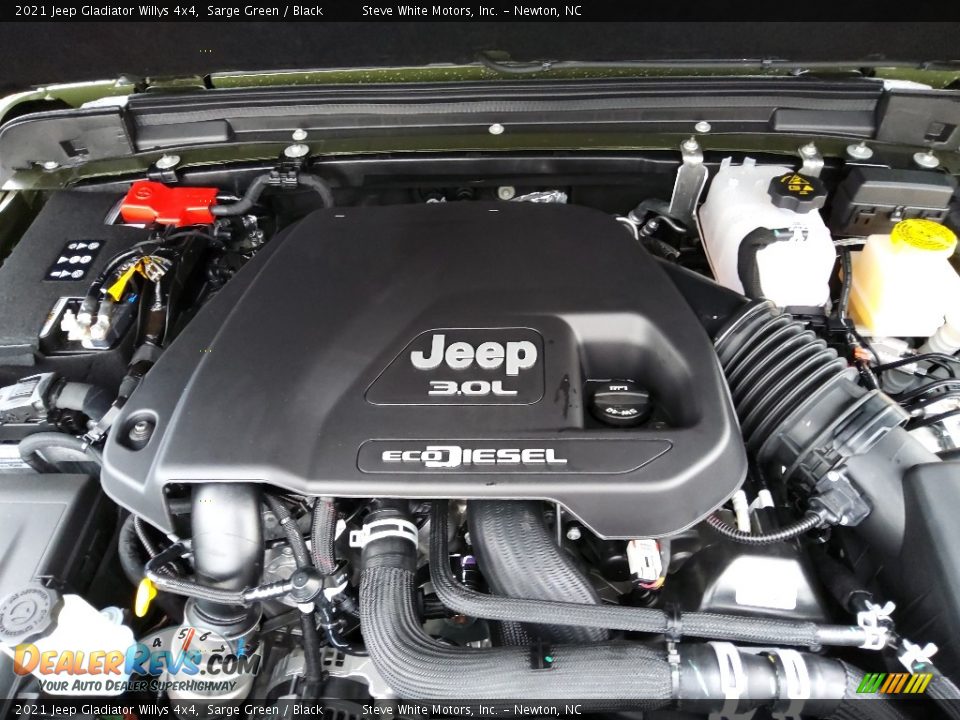 2021 Jeep Gladiator Willys 4x4 3.0 Liter DOHC 24-Valve VVT Turbo-Diesel V6 Engine Photo #11