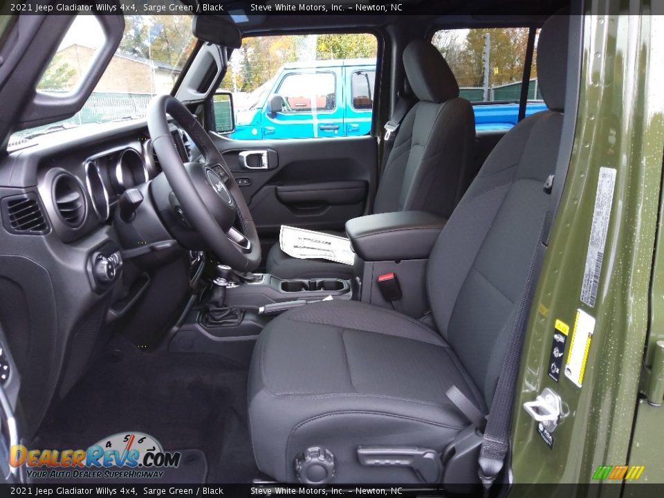 Front Seat of 2021 Jeep Gladiator Willys 4x4 Photo #12