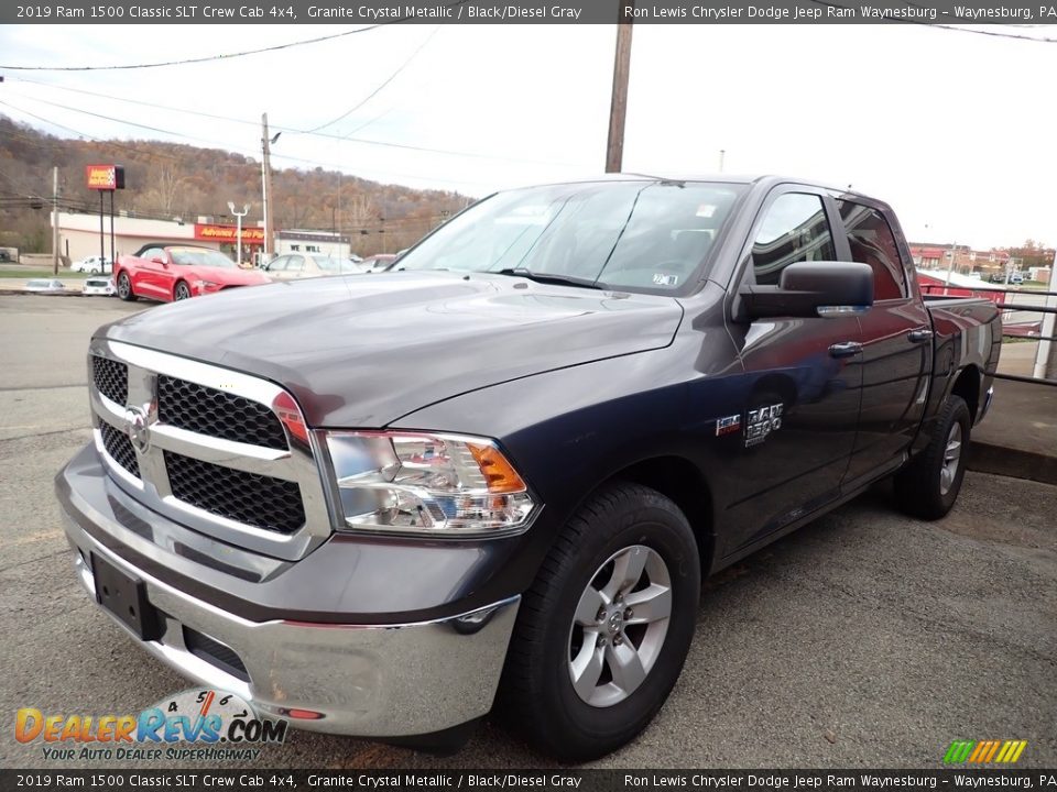 2019 Ram 1500 Classic SLT Crew Cab 4x4 Granite Crystal Metallic / Black/Diesel Gray Photo #1