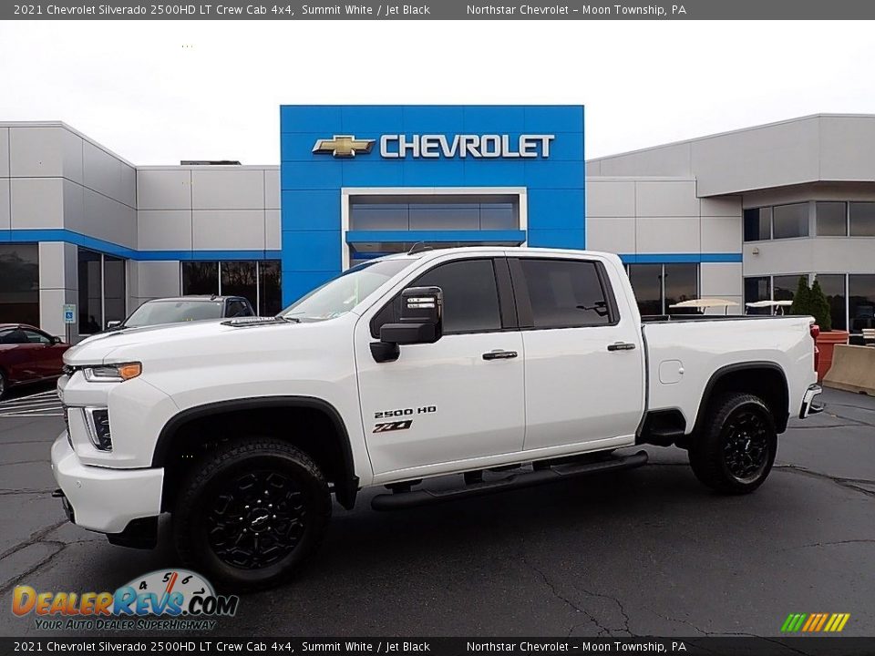 2021 Chevrolet Silverado 2500HD LT Crew Cab 4x4 Summit White / Jet Black Photo #1