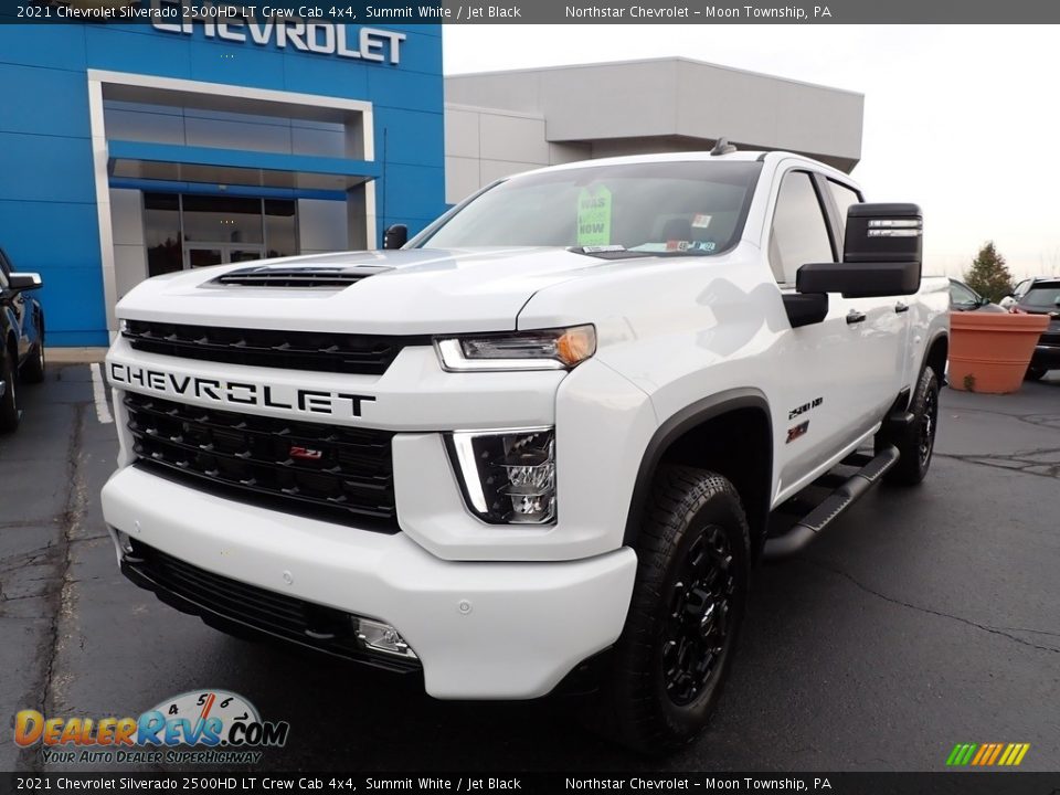 2021 Chevrolet Silverado 2500HD LT Crew Cab 4x4 Summit White / Jet Black Photo #2