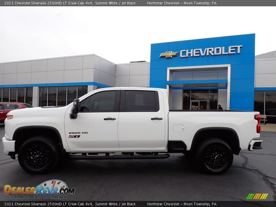 2021 Chevrolet Silverado 2500HD LT Crew Cab 4x4 Summit White / Jet Black Photo #3