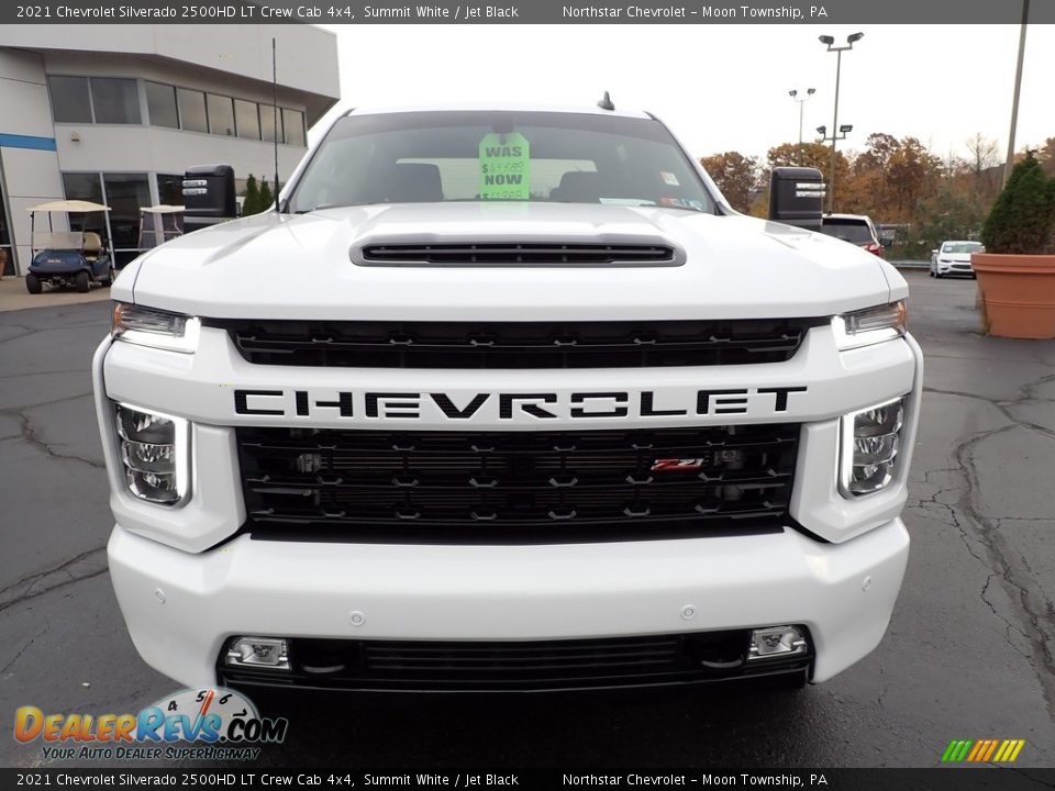 2021 Chevrolet Silverado 2500HD LT Crew Cab 4x4 Summit White / Jet Black Photo #12