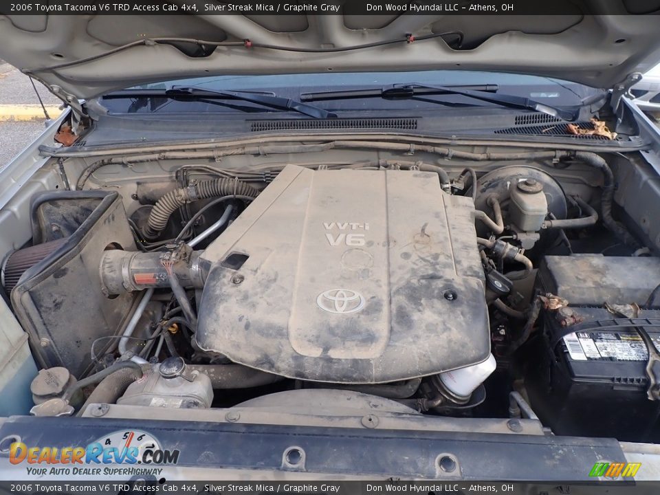 2006 Toyota Tacoma V6 TRD Access Cab 4x4 Silver Streak Mica / Graphite Gray Photo #6