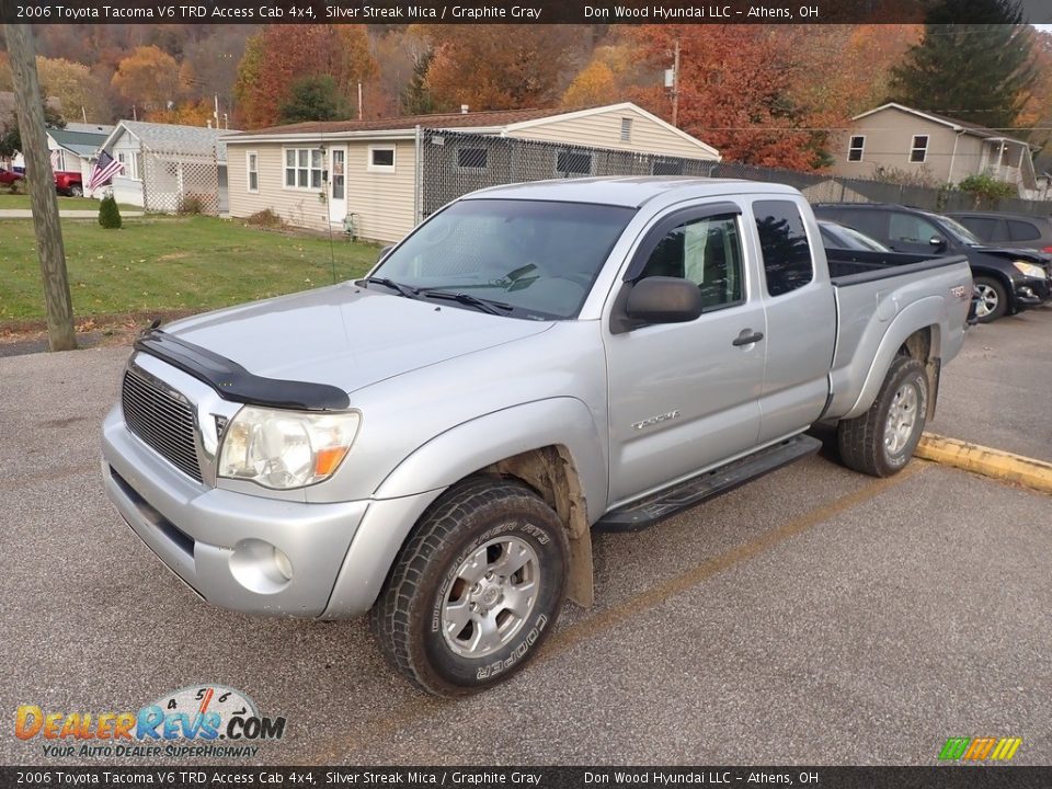2006 Toyota Tacoma V6 TRD Access Cab 4x4 Silver Streak Mica / Graphite Gray Photo #7