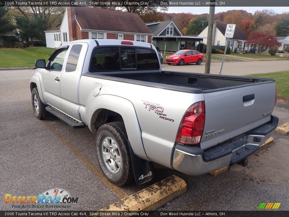 2006 Toyota Tacoma V6 TRD Access Cab 4x4 Silver Streak Mica / Graphite Gray Photo #9