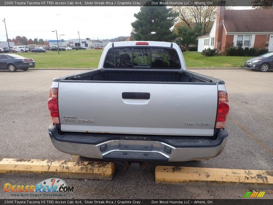 2006 Toyota Tacoma V6 TRD Access Cab 4x4 Silver Streak Mica / Graphite Gray Photo #10