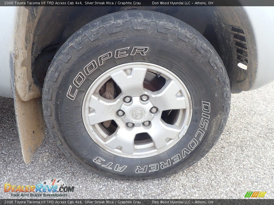 2006 Toyota Tacoma V6 TRD Access Cab 4x4 Silver Streak Mica / Graphite Gray Photo #14