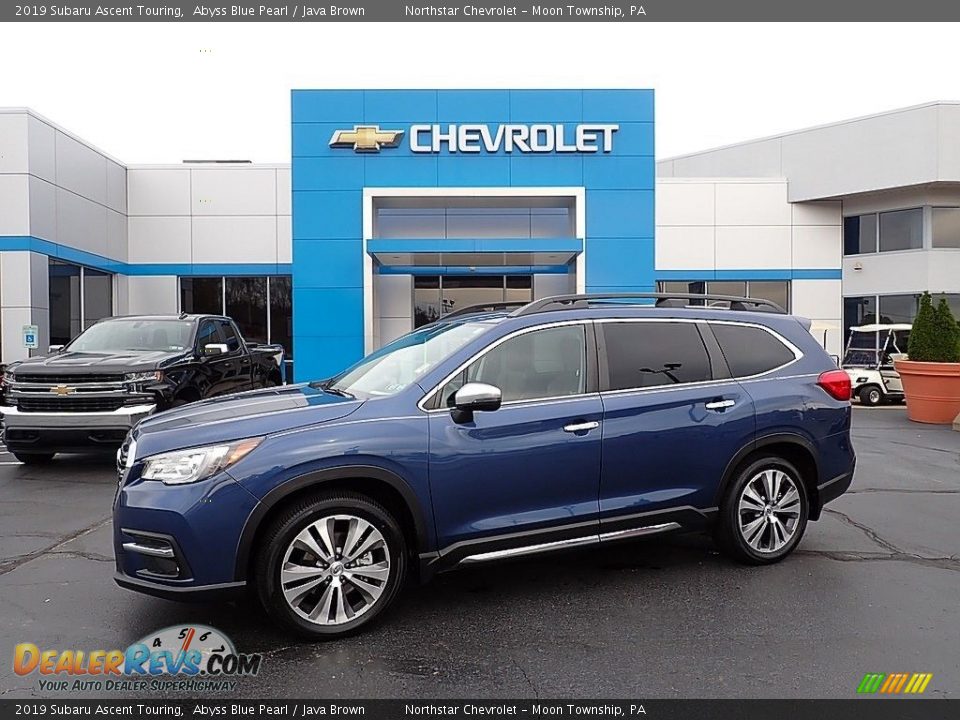 2019 Subaru Ascent Touring Abyss Blue Pearl / Java Brown Photo #1