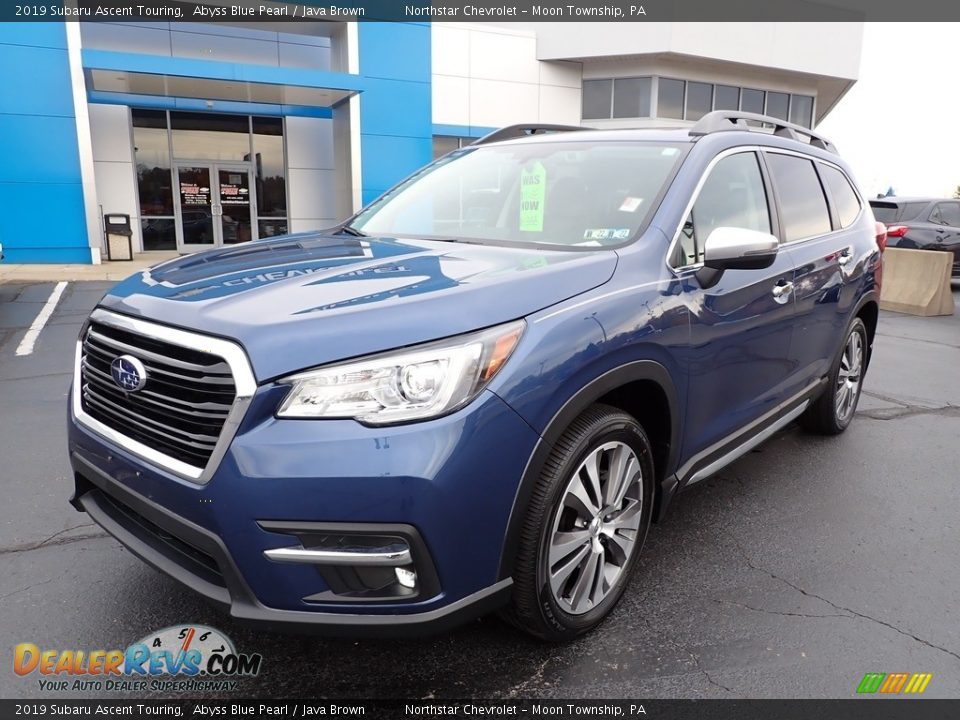 2019 Subaru Ascent Touring Abyss Blue Pearl / Java Brown Photo #2