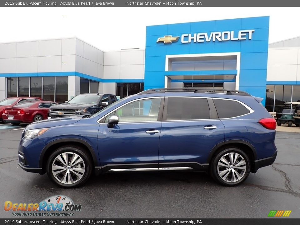 2019 Subaru Ascent Touring Abyss Blue Pearl / Java Brown Photo #3