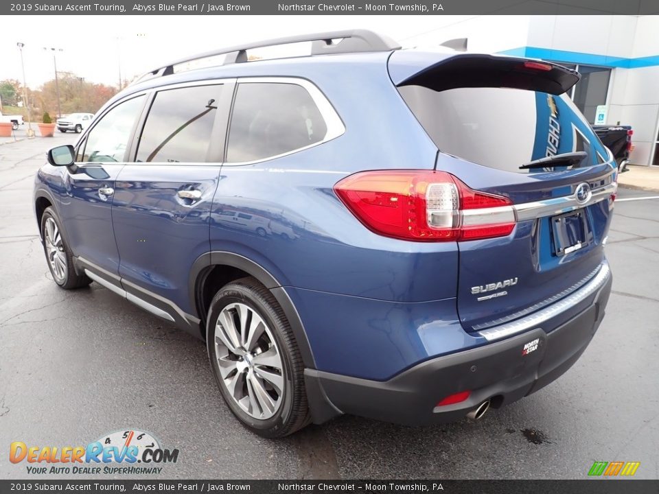 2019 Subaru Ascent Touring Abyss Blue Pearl / Java Brown Photo #4