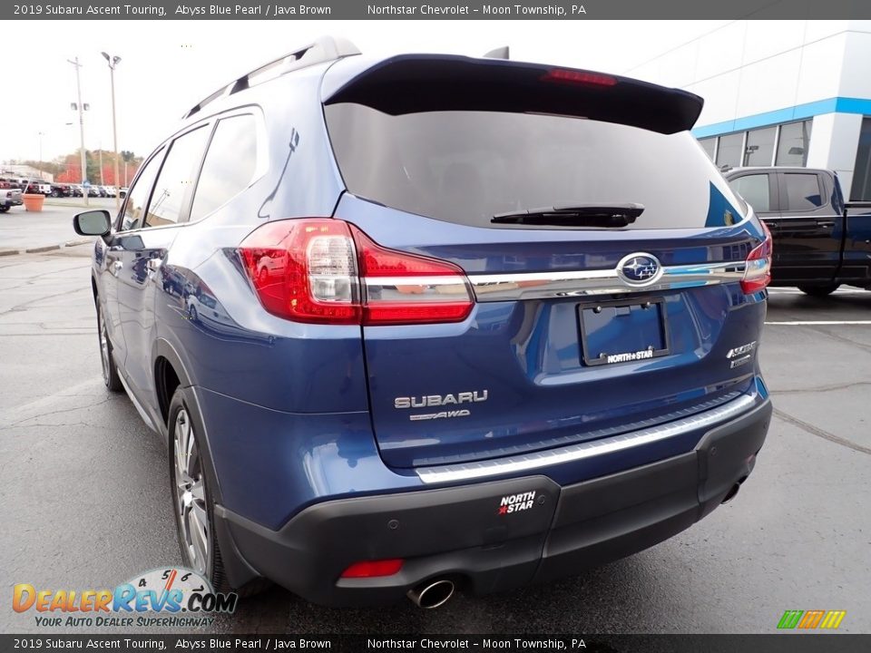 2019 Subaru Ascent Touring Abyss Blue Pearl / Java Brown Photo #5