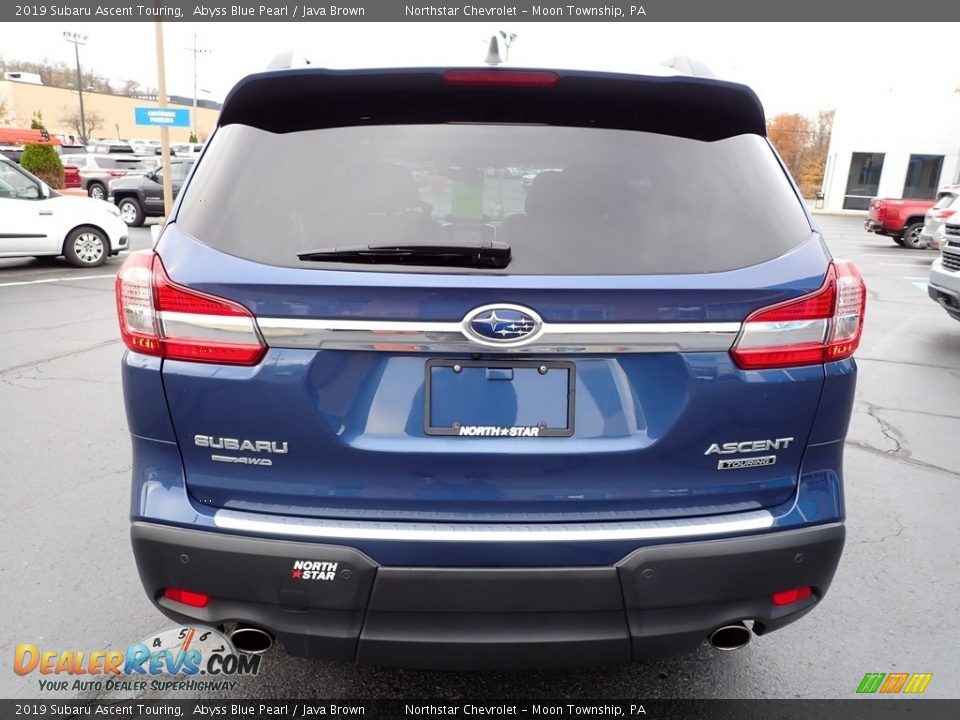 2019 Subaru Ascent Touring Abyss Blue Pearl / Java Brown Photo #6