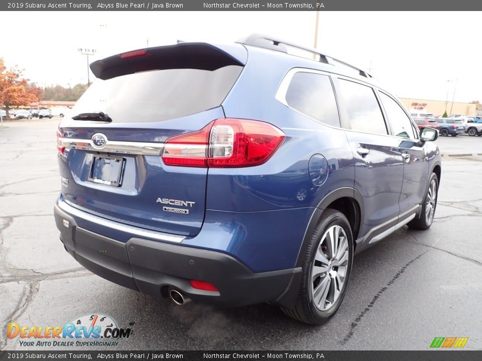 2019 Subaru Ascent Touring Abyss Blue Pearl / Java Brown Photo #8