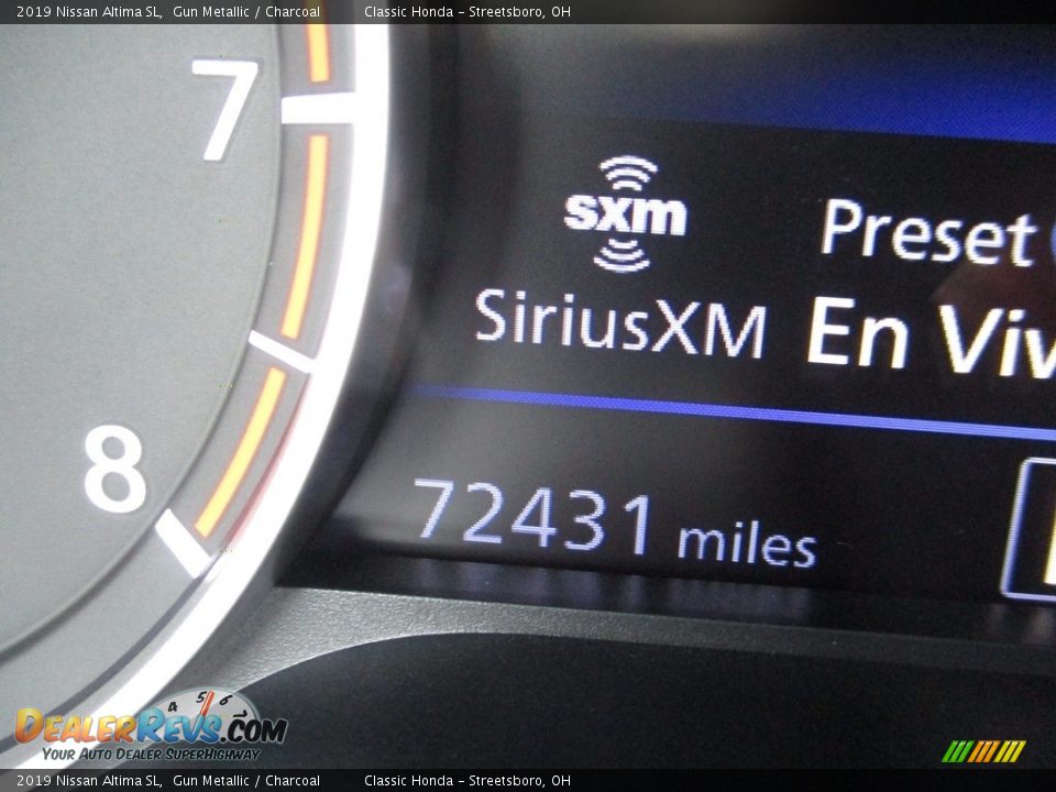 2019 Nissan Altima SL Gun Metallic / Charcoal Photo #32