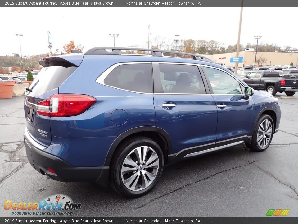 2019 Subaru Ascent Touring Abyss Blue Pearl / Java Brown Photo #9