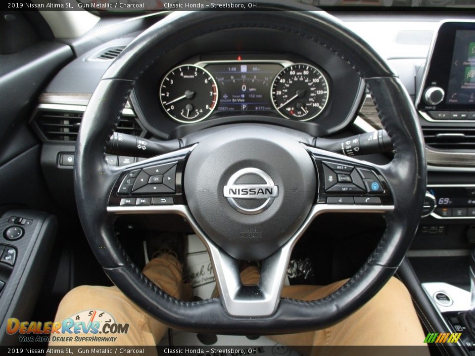 2019 Nissan Altima SL Gun Metallic / Charcoal Photo #34