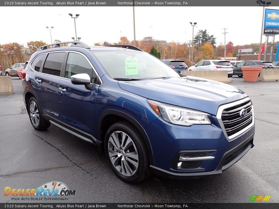 2019 Subaru Ascent Touring Abyss Blue Pearl / Java Brown Photo #11