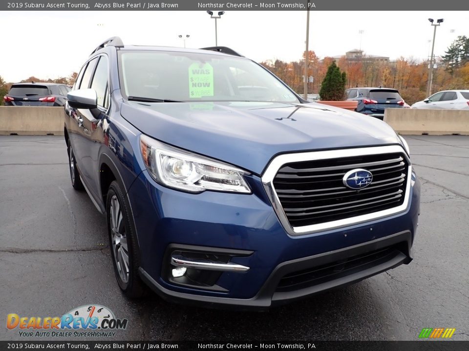 2019 Subaru Ascent Touring Abyss Blue Pearl / Java Brown Photo #12